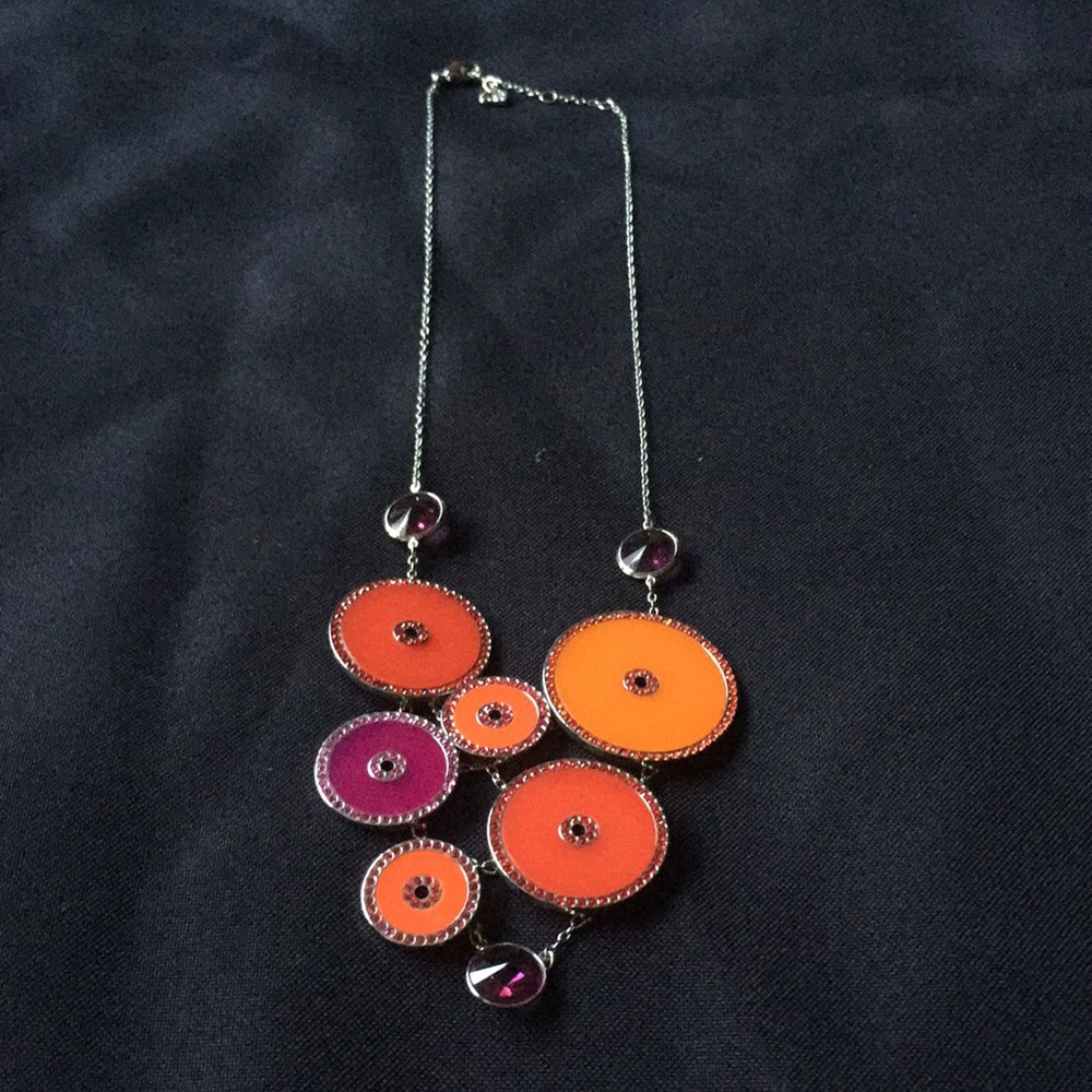 Multi colored Swarovski necklace
